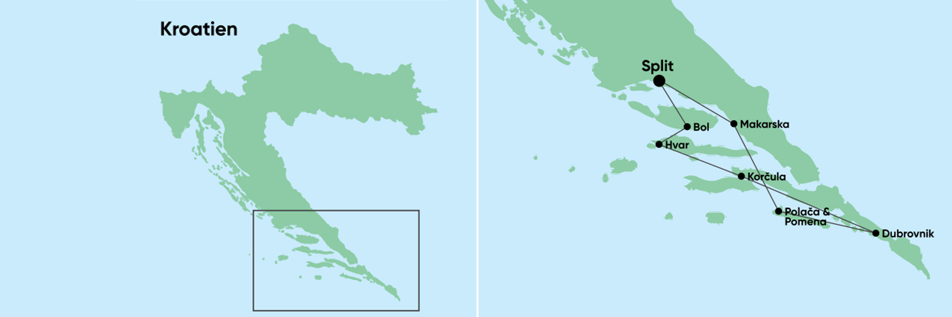 bravotoursrejseklubbenkrydstogtkroatienkort